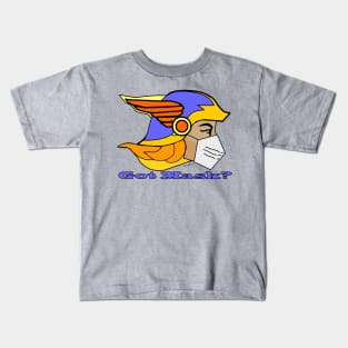 Captain Speedy sez Got Mask? Kids T-Shirt